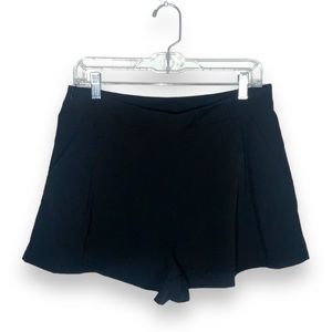 SHEIN Black High Waisted Shorts Dressy Tailored Summer Mini Size Large